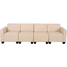 MCW Modular 4-Sitzer Sofa Couch Moncalieri ~ creme