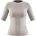 Damen Compression Shirt Short Sleeve grau