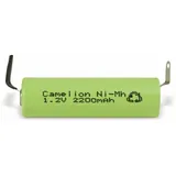 Camelion NiMH-Mignon-Akku 2200 mAh, mit Lötfahnen