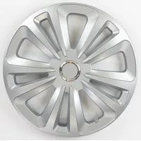 ZentimeX Z744982 Radkappen Radzierblenden universal 14 Zoll Silver