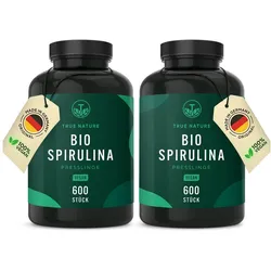 Bio Spirulina Presslinge - Spirulina Algen - Made in Germany 2x 600 St