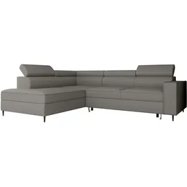 99rooms Owen Ecksofa Kunstleder SOFT Grau Links