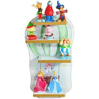 Smagnon Regal für die Toniebox und Tonie Figuren Motiv Ballon-Familie Kinderspielzeug (Nebenregal: Hase (Grün))