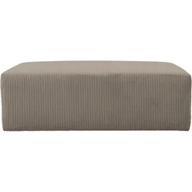 werk2 Hocker Zeus-XL Polyester 120 x 41 x 80 cm Beige/Grau