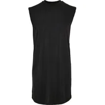 URBAN CLASSICS Modal Ded Shoulder Kleid Black XS