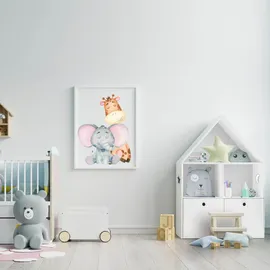 Mobili Rebecca Rebecca Mobili Kinderbuchregal 97 x 72,5 x 30 cm Weiß