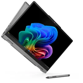 Lenovo IdeaPad 5x, Inkl. Lenovo Digital Pen 2, Copilot+ PC, Convertible, mit 14 Zoll Display Touchscreen, Qualcomm Snapdragon X Plus X1P-42-100 Prozessor, 16 GB RAM, 512 SSD, AdrenoTM Onboard Graphics, Luna Grey, Windows 11 Home