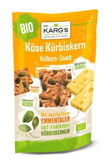 DR. KARG Knäcke Snack Käse Kürbiskern bio