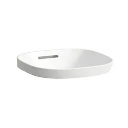 Laufen INO Einbauwaschtisch 8173014001091, Einbau von oben, LCC, 35x36,5cm, Überl., Saphirkeramik
