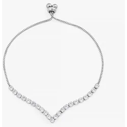 Sensora Jewelry V-Tennis Armband Silber 