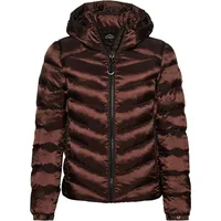 Superdry Fuji Steppjacke - Dark Oak Brown - S