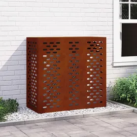 vidaXL Klimaanlagenabdeckung 110 x 50 x 105 cm Wetterfeststahl