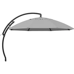 SUN GARDEN Ampelschirm Easy Sun TOP MODE Ø 375 cm anthrazit / hellgrau