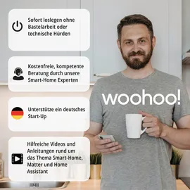 smattex Home Assistant Black Plug & Play Set, Raspberry Pi 5, 8 GB 256 GB SSD