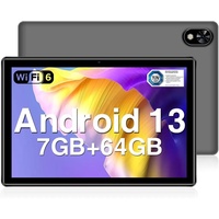 Tablet Android 13, 10 Zoll HD Augenschutz Kids Tablet, 7GB+64GB/TF 1TB Quad-Core, Kindersicherung, 5060mAh, WiFi 6, Dual-Kamera, Google GMS,Kinder-Tab