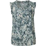 STREET ONE Blusentop mit Snake Print Blau 36