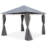 sweeek Pergola 3 x 3 m Grau