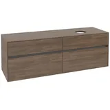 Villeroy & Boch Collaro Waschbeckenunterschrank 160 x 55 cm Arizona Oak