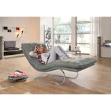 W.Schillig Relaxliege daily dreams Polyester 75 x 91 x 170 cm grau mit Kissen