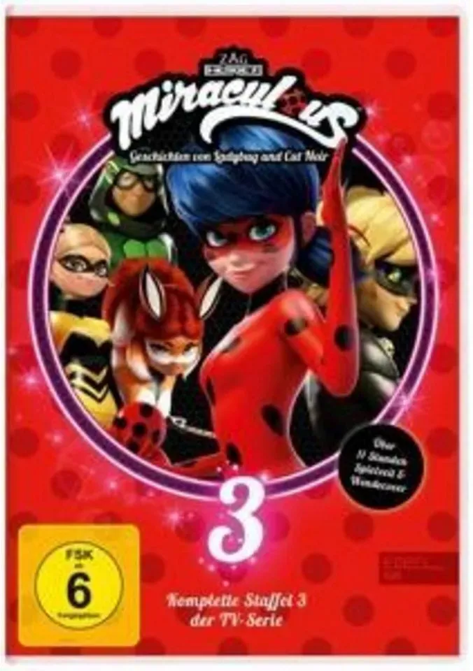 Preisvergleich Produktbild DVD Miraculous Staffelbox(3)