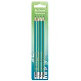 Herlitz Bleistifte GREENline HB 4 St. Grün/Mehrfarbig