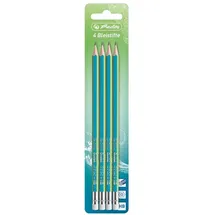 Herlitz Bleistifte GREENline HB 4 St. Grün/Mehrfarbig