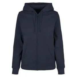 Build Your Brand Basic Zip Hoodie Navy XS
