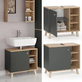 Vicco Waschtischunterschrank 60 x 54 cm Anthrazit