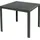 INDA-EXCLUSIV Gartentisch 90 x 90 x 74 cm Anthrazit/Grau