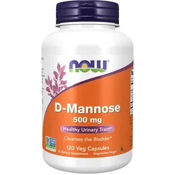 Now Foods D-Mannose 500 mg (120 veg.Kapseln)