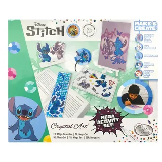 Craft Buddy Ltd. Crystal Art Stitch MEGA Activity Set