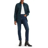 Levi's 724 Jeans mit hohem Bund in Blue Swell