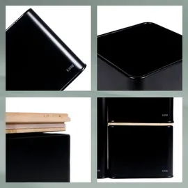 Kela Vorratsdose Kiril 11,5 x 11,5 x 9,5 cm 1-tlg. schwarz