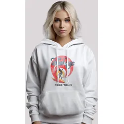 Kapuzenpullover F4NT4STIC "The Beach Boys Surfer Rock Musik Band Vintage", Damen, Gr. S, weiß, Obermaterial: 65% Baumwolle, 35% Polyester, casual, relaxed fit, Langarm, Pullover, Hoodie, Warm, Bequem