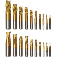 Optimum Schaftfräser-Satz HSS, 20-teilig