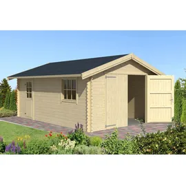 Lasita Maja Lasita Garage Yarik 380 cm x 540 cm Natur/Unbehandelt