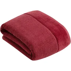 VOSSEN Pure Waschhandschuh 16 x 22 cm red rock