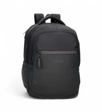 Pepe Jeans Unisex. 7172341 Laptop Rucksack sail up schwarz (OSFA), Lässig, Polyester