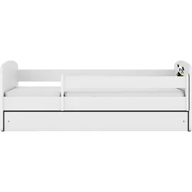 raumhirsch furniture Kinderbett Panda 80 x 180 cm Holzwerkstoff weiß