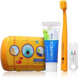 Curaprox Kids Zahnbürste Travel-Set orange 1 Set