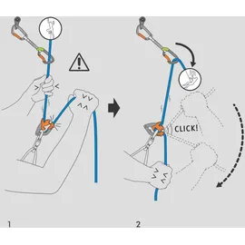 Climbing Technology Click Up Kit - Sicherungsset - Blue - 8.5-11 mm