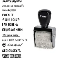 Trodat Creative Mini Motivstempel Böse Sprüche 30 x 5