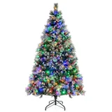 Costway Künstlicher Weihnachtsbaum Grün 210 cm