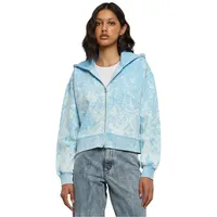 URBAN CLASSICS Oversized Towel Washed Reißverschlusspullover Batlic Blue M