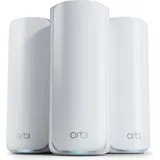 Netgear Orbi 7 TB WiFi 7 3PK BNDL RBE773 - Access Point - WLAN - Weiß