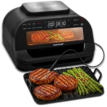 NutriChef Elektrogrill 6L schwarz