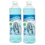 2x1 L Scherkopfreiniger für Braun Series 3 370cc Rasierer Reinigungskartuschen C