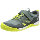 Jack Wolfskin Multifunktionsschuhe Villi Action Low (atmungsaktiv, leicht) grün/gelb Kinder