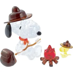 HCM Kinzel Crystal Puzzle - Snoopy Camping (43 Teile)