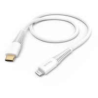 Hama 00183309 Lade-/Datenkabel, USB-C/Lightning, 1, 5 m, Weiß